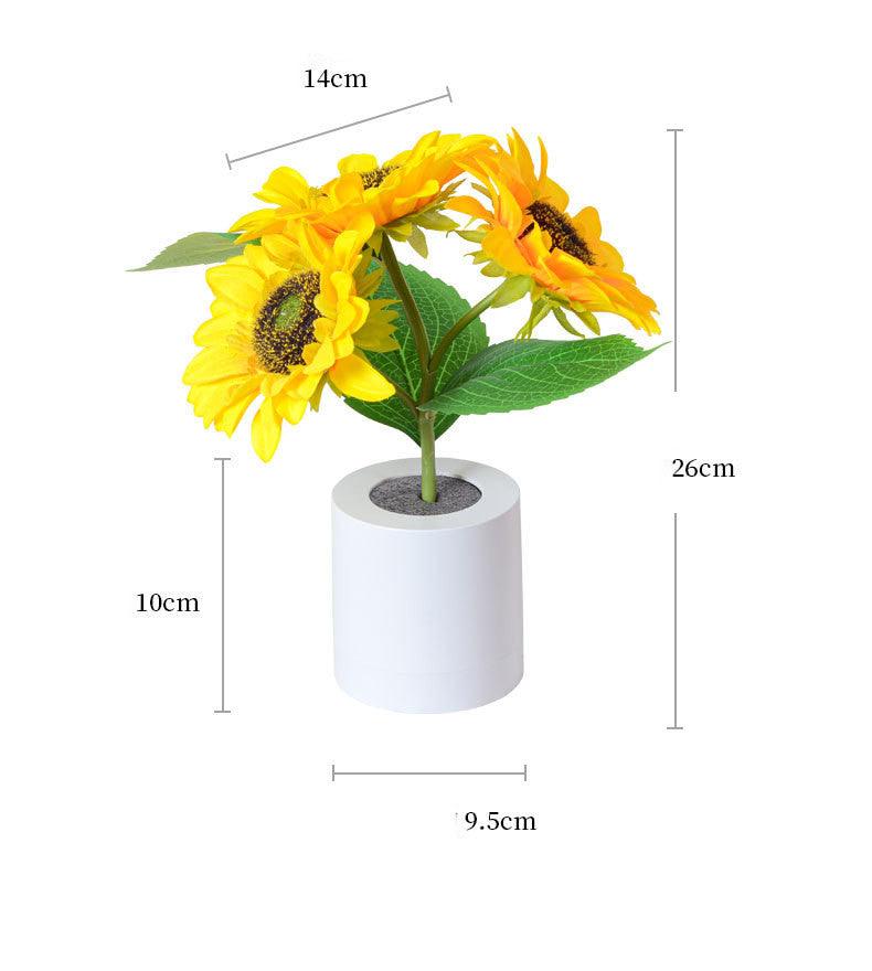 Sunflower lamp