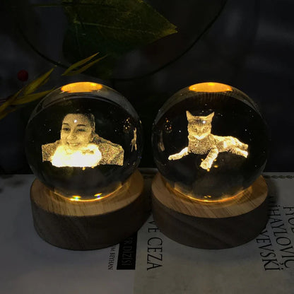 Sfera luminosa personalizzabile